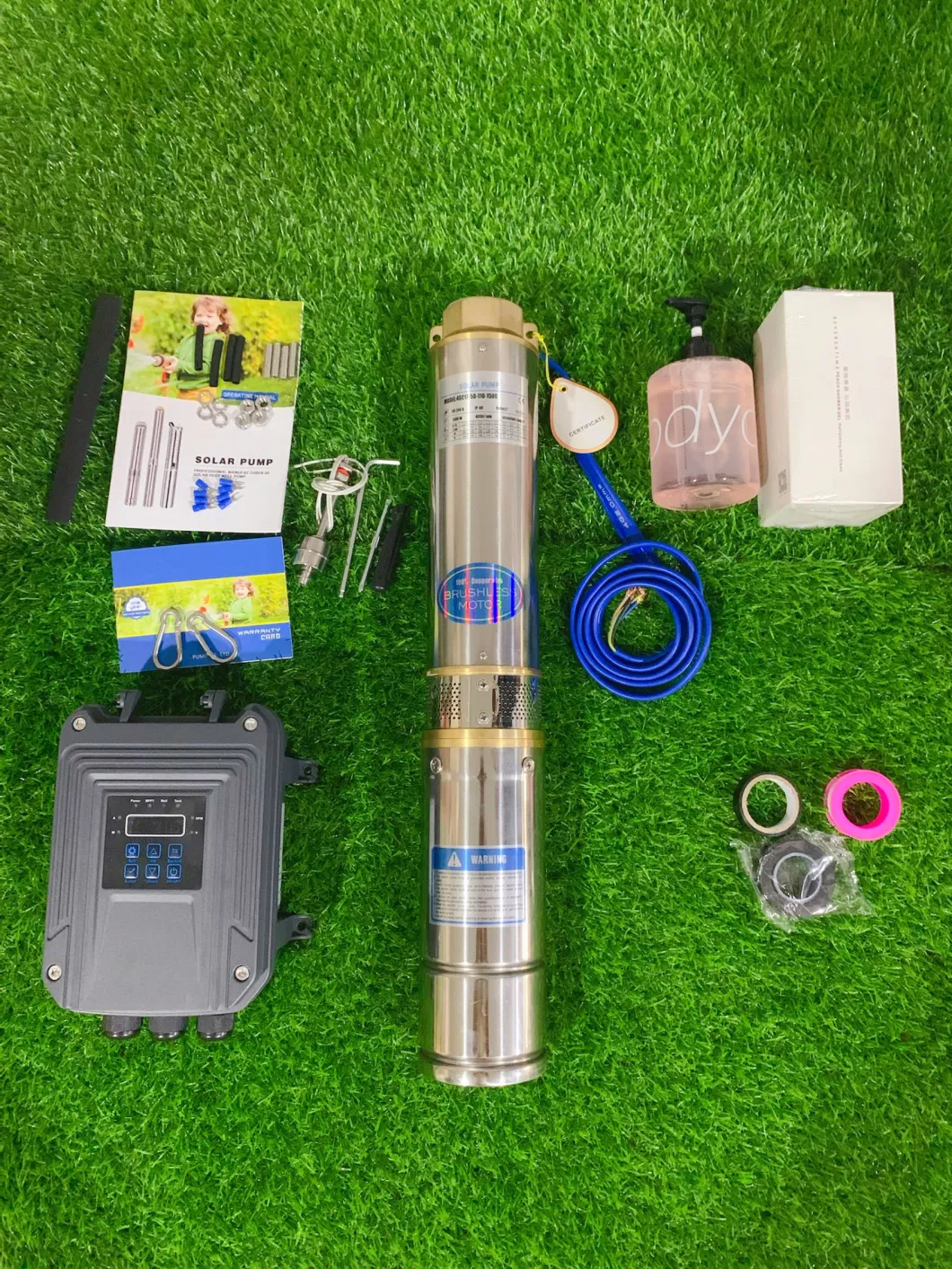 DC 750W 48V/72V 3inch Submersible Deep Well Solar Water Pump for Agriculture Irrigation